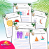 Summer Edition Shape Tracing Practice Worksheets | Busy Book for Learning Shapes